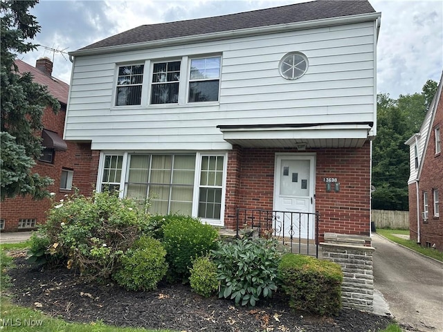13698 Cedar, University Heights, OH 44118 - view of front of house featuring brick siding