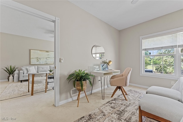 33972 Honeysuckle Ln, North Ridgeville, OH 44039 - home office featuring light colored carpet and baseboards