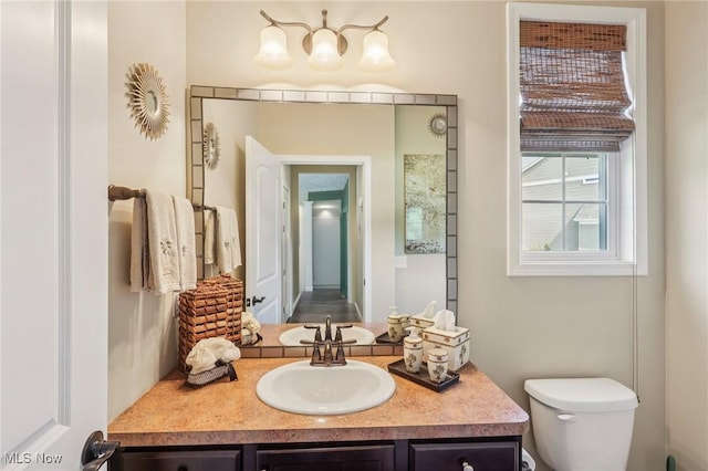 685 Shannon Pl, Aurora, OH 44202 - bathroom with vanity and toilet