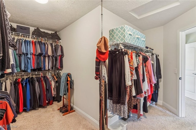 685 Shannon Pl, Aurora, OH 44202 - spacious closet with carpet floors and vaulted ceiling