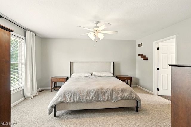 4020 Bishops Gate Cir, Stow, OH 44224 - bedroom with carpet flooring and ceiling fan