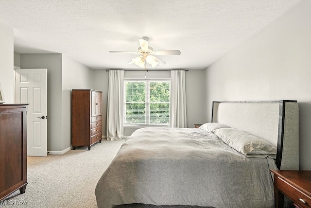 4020 Bishops Gate Cir, Stow, OH 44224 - bedroom with light carpet and a ceiling fan