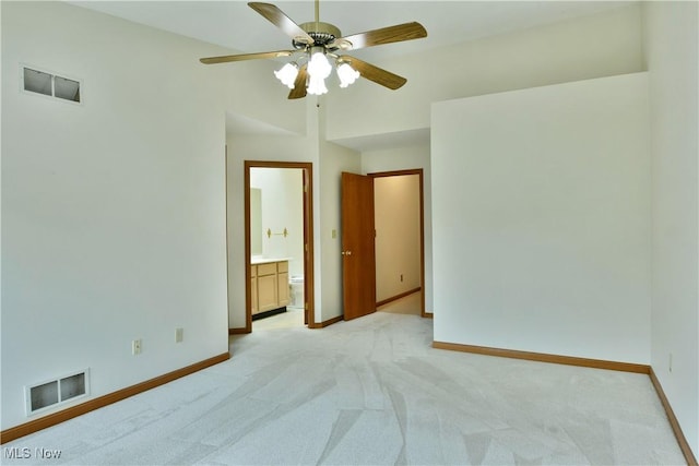 106 N Aspen Ct Unit 4, Warren, OH 44484 - empty room featuring light carpet and a ceiling fan