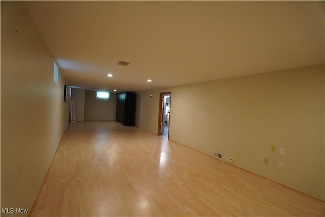 570 Rawlins Ave, New Franklin, OH 44319 - unfurnished room with light wood-style floors and recessed lighting