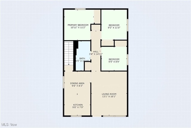1241 Sparhawk Ave, Akron, OH 44305 - view of property floor plan