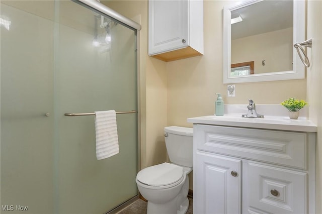 2045 Overland Ave NE, Warren, OH 44483 - bathroom featuring vanity and a shower stall
