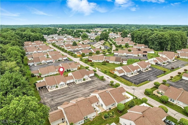 3310 Trappers Trl Unit C, Cortland, OH 44410 - aerial perspective of suburban area
