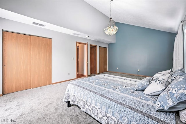 3310 Trappers Trl Unit C, Cortland, OH 44410 - bedroom featuring carpet flooring and high vaulted ceiling
