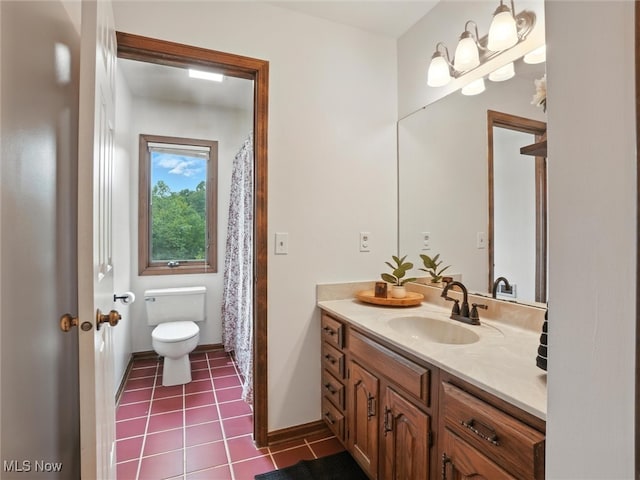 19070 Ridgeview Trl, Chagrin Falls, OH 44023 - bathroom with vanity and tile patterned flooring