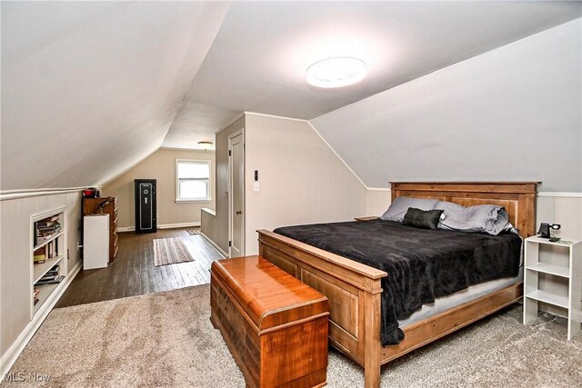 4219 3rd St NW, Canton, OH 44708 - bedroom featuring lofted ceiling and wood finished floors