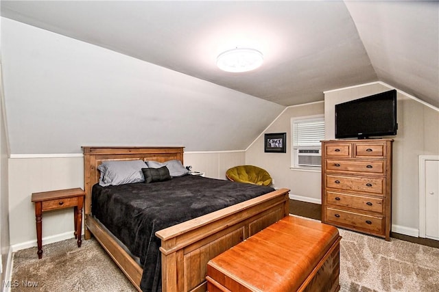 4219 3rd St NW, Canton, OH 44708 - bedroom featuring carpet floors, lofted ceiling, and cooling unit
