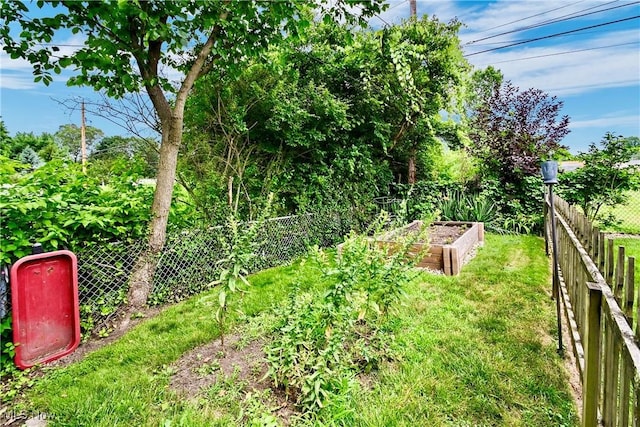 4219 3rd St NW, Canton, OH 44708 - fenced backyard featuring a garden