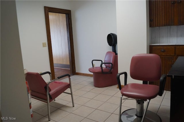 208 2nd St SW, Carrollton, OH 44615 - living area with light tile patterned floors and baseboards