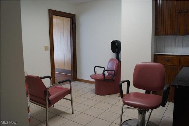 208 2nd St SW, Carrollton, OH 44615 - living area with light tile patterned floors and baseboards
