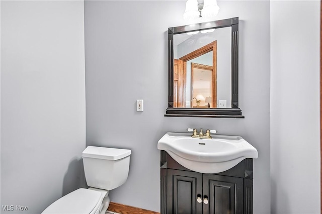 6388 Brianna Way NW, Warren, OH 44481 - half bathroom with toilet and vanity