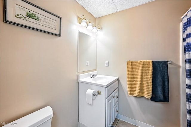 6388 Brianna Way NW, Warren, OH 44481 - bathroom with vanity and tile patterned flooring