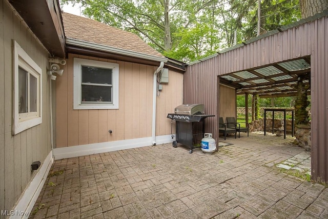 195 S Point Dr, Avon Lake, OH 44012 - view of patio featuring grilling area
