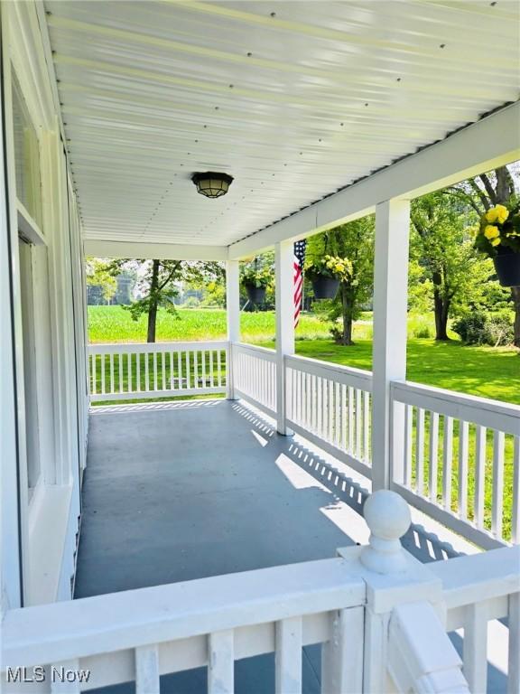 3986 Newton Falls Bailey Rd, Newton Falls, OH 44444 - view of covered porch