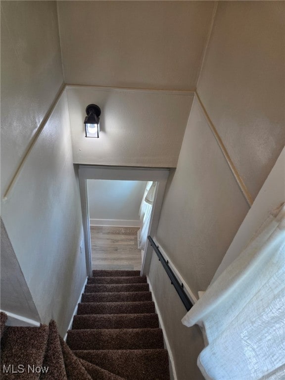 3986 Newton Falls Bailey Rd, Newton Falls, OH 44444 - stairs featuring wood finished floors