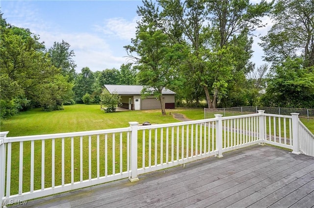 12230 Painesville Warren Rd, Concord, OH 44077 - wooden terrace featuring view of scattered trees