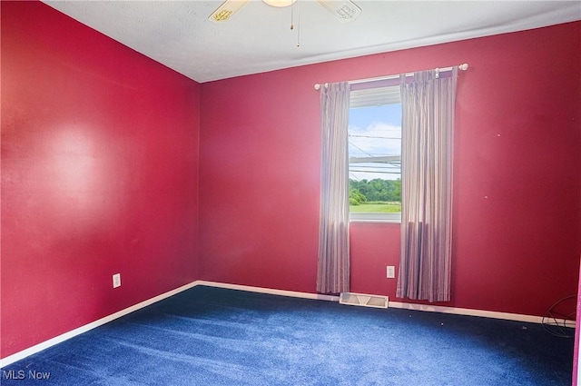 12230 Painesville Warren Rd, Concord, OH 44077 - unfurnished room featuring a ceiling fan and carpet floors
