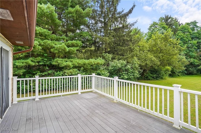 12230 Painesville Warren Rd, Concord, OH 44077 - wooden terrace featuring a yard