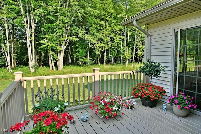 12 Bayview Cir, Cortland, OH 44410 - view of wooden deck