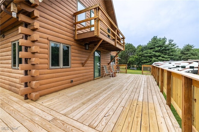 5621 Schustrich Rd, Mantua, OH 44255 - view of wooden terrace
