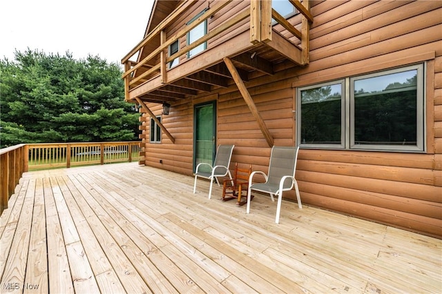 5621 Schustrich Rd, Mantua, OH 44255 - view of wooden terrace
