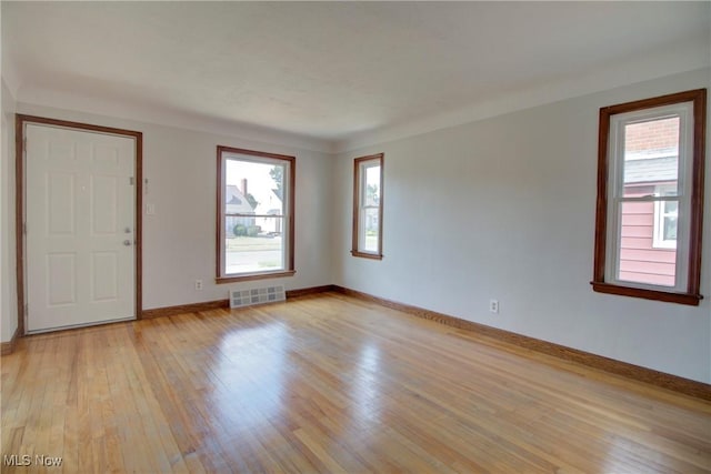 8102 Bertha Ave, Parma, OH 44129 - unfurnished room featuring light wood-type flooring and baseboards