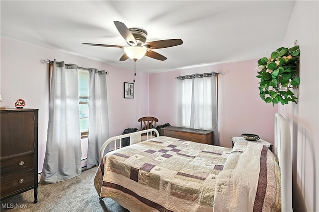 136 Elmridge Rd, Mansfield, OH 44907 - bedroom with carpet flooring and a ceiling fan