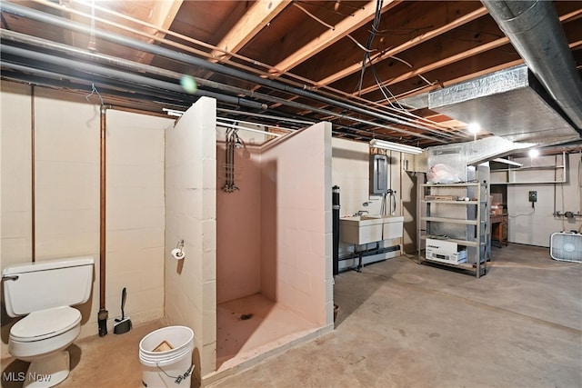 136 Elmridge Rd, Mansfield, OH 44907 - view of unfinished basement