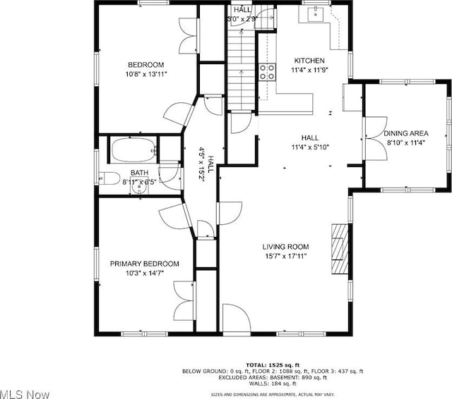 1029 S Main St, Grafton, OH 44044 - view of room layout