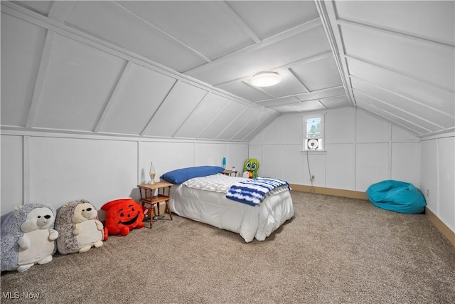 1029 S Main St, Grafton, OH 44044 - bedroom with lofted ceiling and carpet floors