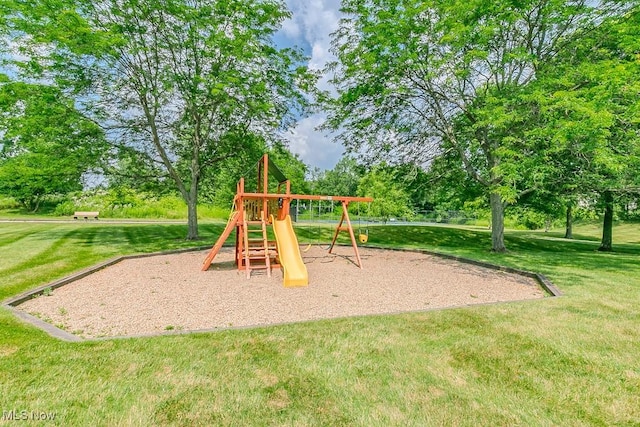583 Mock Orange Cir, Chagrin Falls, OH 44023 - community playground featuring a yard