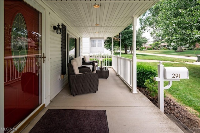 291 S Cleveland Ave, Mogadore, OH 44260 - porch with a yard
