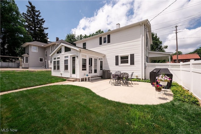 291 S Cleveland Ave, Mogadore, OH 44260 - back of property featuring entry steps and a patio