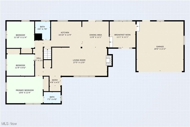1332 Broadview Ave, Akron, OH 44321 - view of floor plan / room layout