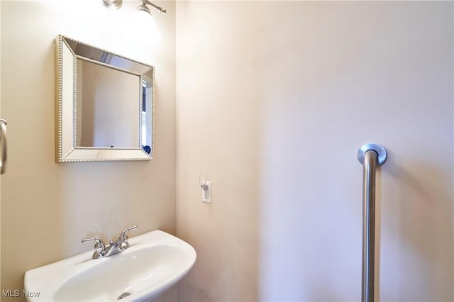 bathroom with a sink