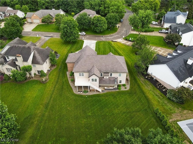 5461 Brook Run Ave NE, Louisville, OH 44641 - aerial perspective of suburban area