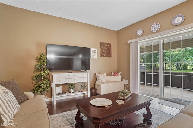 5461 Brook Run Ave NE, Louisville, OH 44641 - living room with baseboards
