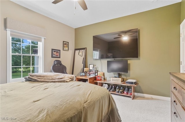 5461 Brook Run Ave NE, Louisville, OH 44641 - bedroom featuring carpet flooring and ceiling fan