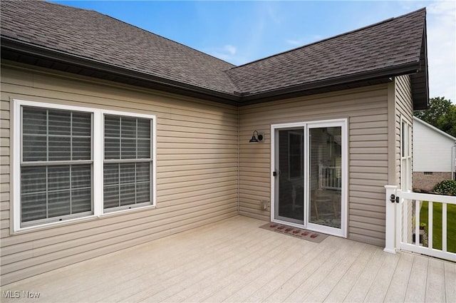 5461 Brook Run Ave NE, Louisville, OH 44641 - view of wooden terrace
