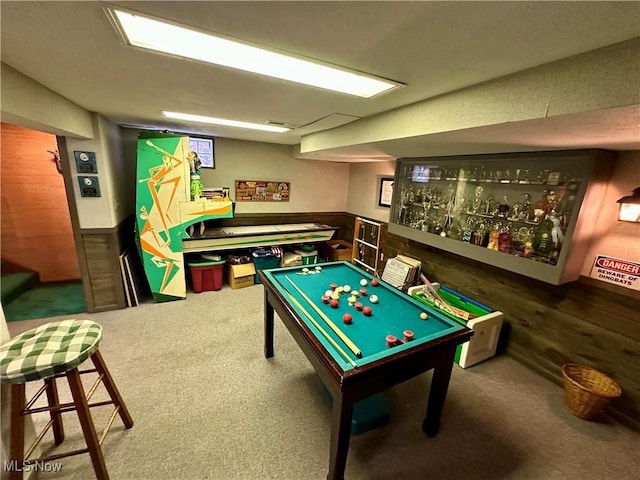130 E 199th St, Euclid, OH 44119 - game room with carpet and billiards table