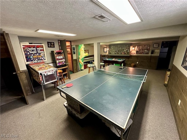 130 E 199th St, Euclid, OH 44119 - playroom with carpet flooring and a textured ceiling