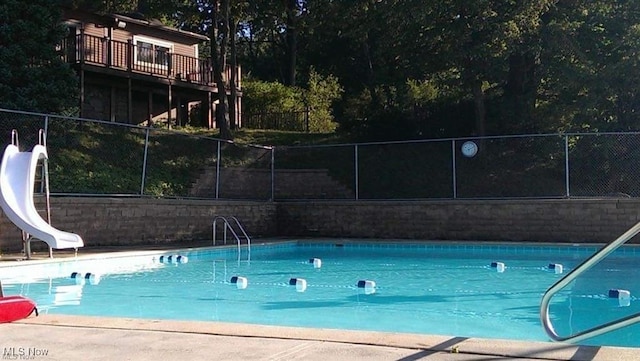130 E 199th St, Euclid, OH 44119 - view of pool featuring a water slide