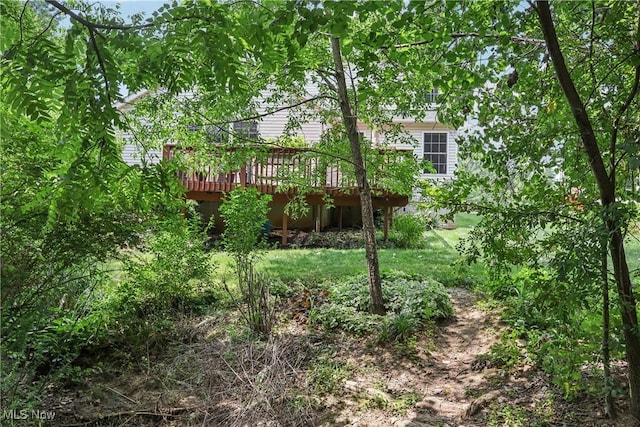 957 Devonwood Dr, Wadsworth, OH 44281 - back of house with a wooden deck