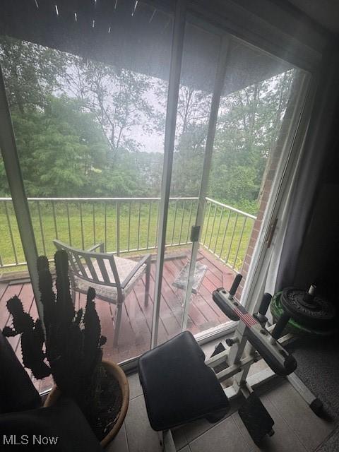 4383 Inner Circle Dr Unit B22, Brunswick, OH 44212 - view of wooden balcony featuring a deck