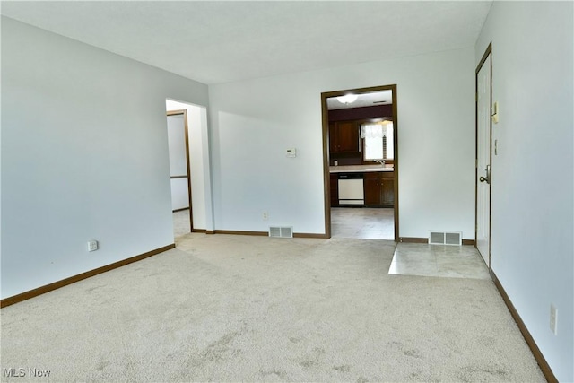 894 Pearson Cir Unit 3, Boardman, OH 44512 - spare room featuring light colored carpet and baseboards