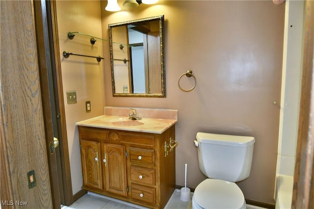 894 Pearson Cir Unit 3, Boardman, OH 44512 - bathroom with vanity and tile patterned flooring